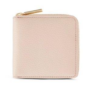 Cuyana Small Classic Zip Around Wallet, Blush